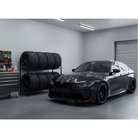 Regał stojak na opony koła metalowy półka na 8 opon Humberg HM-386