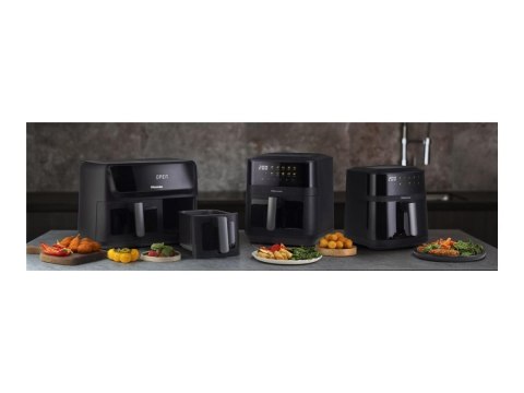 Frytkownica powietrzna Gorenje HAF2100DCD, pojemność 8 L, kolor czarny, idealna do zdrowego przygotowywania potraw