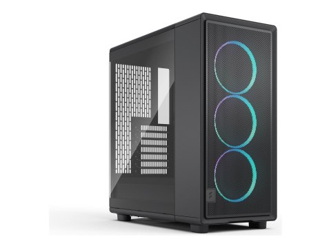 Obudowa Fractal Design Epoch ATX w kolorze czarnym z efektem RGB, z przyciemnionym szkłem, bez zasilacza