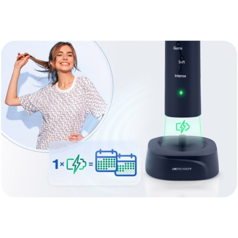 Szczoteczka soniczna do zębów Berdsen Galaxy granatowa