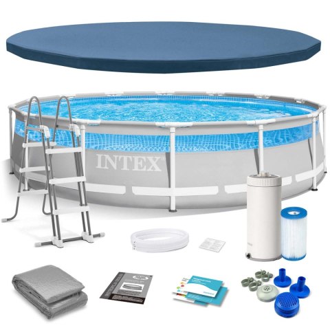 Basen ogrodowy stelażowy 427 x 107 cm 12w1 INTEX 26722
