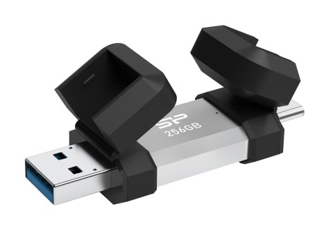 Silicon Power Dual USB Drive | Mobile C51 | 256 GB | USB Type-A i USB Type-C | Srebrny