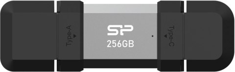 Silicon Power Dual USB Drive | Mobile C51 | 256 GB | USB Type-A i USB Type-C | Srebrny
