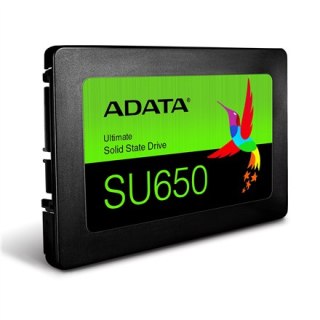 ADATA | Ultimate SU650 | 256 GB | Format dysku SSD 2,5" | Interfejs SSD SATA 6 Gb/s | Prędkość odczytu 520 MB/s | Prędkość zapis