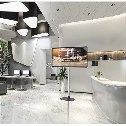 EDBAK | STD01c-B | Wózki i stojaki | 40-75 " | Maksymalna waga (udźwig) 80 kg | Czarny