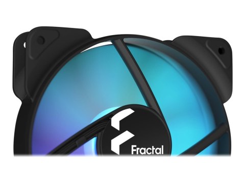 Fractal Design | Triple Pack | Aspect 12 RGB PWM | Black | Case fan