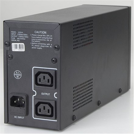 Gembird | UPS UPS-PC-652A z AVR | 650 VA | 220 V | 220 V