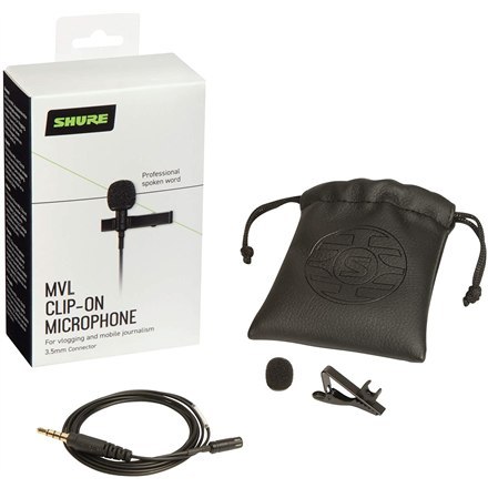 Shure MVL Lavalier Microphone for Smartphone or Tablet Shure