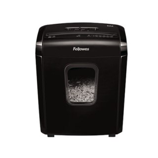 Fellowes Powershred | 6M | Mini-cięcie | Niszczarka | P-4 | Karty kredytowe | Zszywki | Spinacze | Papier | 13 litrów