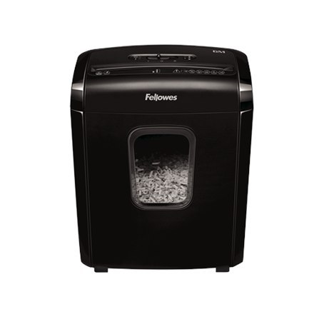 Fellowes Powershred | 6M | Mini-cięcie | Niszczarka | P-4 | Karty kredytowe | Zszywki | Spinacze | Papier | 13 litrów
