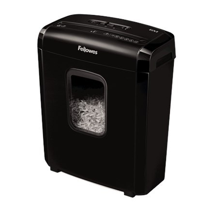 Fellowes Powershred | 6M | Mini-cięcie | Niszczarka | P-4 | Karty kredytowe | Zszywki | Spinacze | Papier | 13 litrów