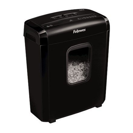Fellowes Powershred | 6M | Mini-cięcie | Niszczarka | P-4 | Karty kredytowe | Zszywki | Spinacze | Papier | 13 litrów