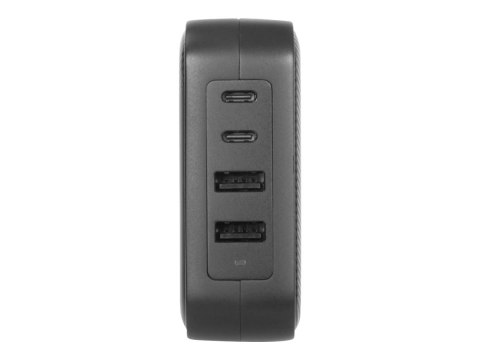 Targus power adapter - GaN - 2 x USB-C, 2 x 9 pin USB Type A - 100 Watt