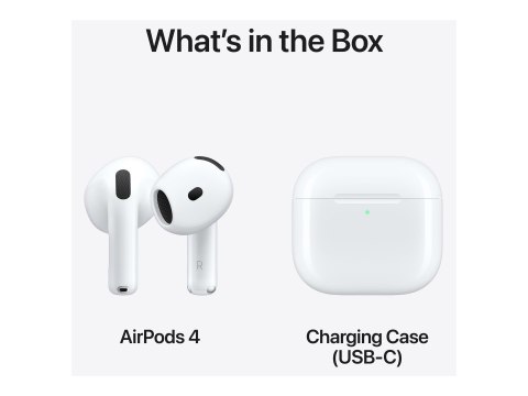 Bezprzewodowe słuchawki Apple AirPods 4 z aktywną redukcją hałasu