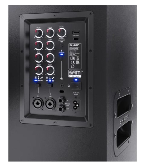 Głośnik przenośny Sharp SumoBox CP-LS100 High Performance | Sharp | Głośnik przenośny | SUMOBOX CP-LS100 High Performance | 120 