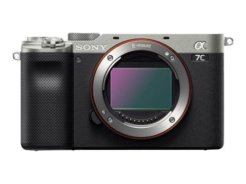 Sony Alpha A7C pełnoklatkowy bezlusterkowy aparat z wymiennymi obiektywami, korpus, srebrny | Sony | pełnoklatkowy bezlusterkowy