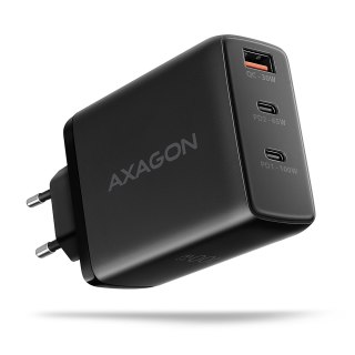 AXAGON GaN wallcharger, 3x port (USB-A + 2x USB-C), PD3.0/PPS/QC4+/SFC2.0/AFC/SCP/FCP/Apple, 100W | ACU-DPQ100