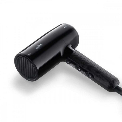 Braun Hair dryer | BRHD225E | 2200 W | Number of temperature settings 3 | Ionic function | Diffuser nozzle | Black