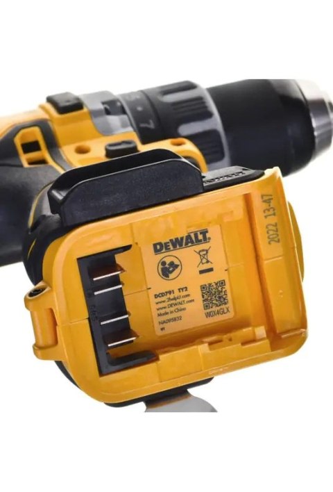 DEWALT Spinner-Drill | DCD791P2-QW | 18 V | 2x5 Ah | Lithium-Ion (Li-Ion)