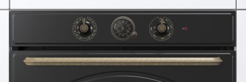 Gorenje Oven | BOS67372CLB | 77 L | Electric | AquaClean | Mechanical control | Steam function | Height 59.5 cm | Width 59.5 cm 