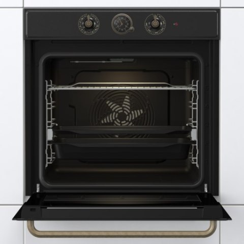 Gorenje Oven | BOS67372CLB | 77 L | Electric | AquaClean | Mechanical control | Steam function | Height 59.5 cm | Width 59.5 cm 