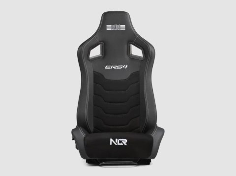 Next Level Racing | Skóra PU i zamsz | Rozkładany fotel | ERS4 Elite PU Leather & Suede Edition | Czarny