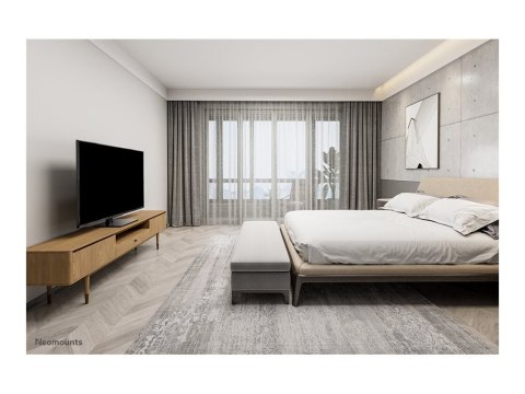 Neomounts DS45-430BL14 TV stand 1 screen - 32-55" - 0-40 kg - VESA 100x100-400x400 - height adjustment 11,6 cm - 70° swivel - bl