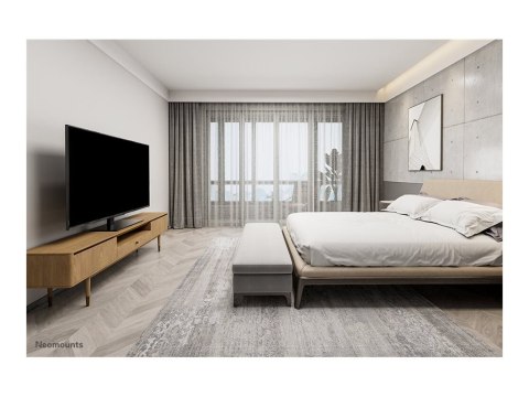 Neomounts DS45-430BL16 TV stand 1 screen - 37-70" - 0-40 kg - VESA 200x200-600x400 - height adjustment 11,6 cm - 70° swivel - bl