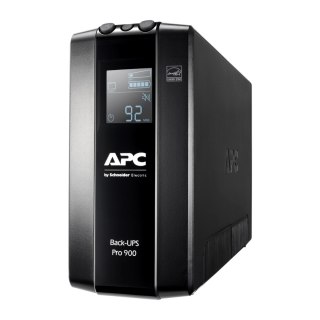 Schneider Electric APC Back-UPS Pro, Tower, 6x IEC C13 outlets, AVR, LCD, user-replaceable battery | BR900MI | 900 VA | 540 W | 