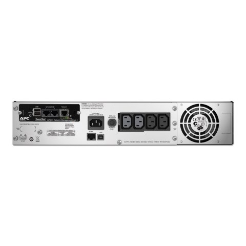 Schneider Electric APC Smart-UPS, Rackmount 2U, 230V, 4x IEC C13 sockets, Network card, AVR, LCD | SMT1500RMI2UNC | 1500 VA | 10