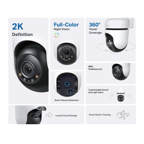 TP-LINK Tapo C510W Outdoor Pan/Tilt Security Wi-Fi Camera