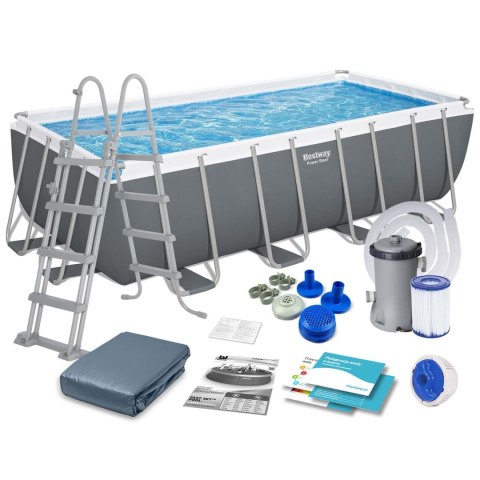 Basen stelażowy ogrodowy 488 x 244 x 122 cm 12w1 Bestway 56670 Basen stelażowy ogrodowy 488 x 244 x 122 cm 12w1 Bestway 56670