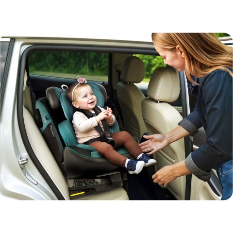 Fotelik samochodowy Nukido Prestige Line czarno-niebieski 0-36 kg ISOFIX Fotelik samochodowy Nukido Prestige Line czarno-niebieski 0-36 kg ISOFIX