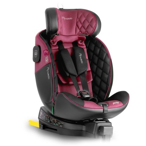 Fotelik samochodowy Nukido Prestige Line czarno-różowy 0-36 kg ISOFIX Fotelik samochodowy Nukido Prestige Line czarno-różowy 0-36 kg ISOFIX