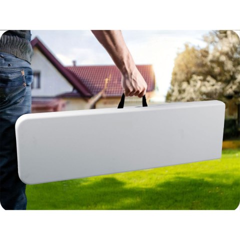 Ławka cateringowa ogrodowa składana 180 cm Plonos biała Ławka cateringowa ogrodowa składana 180 cm Plonos biała