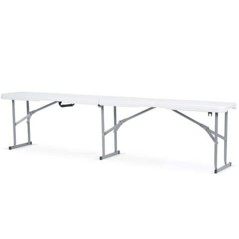 Ławka cateringowa ogrodowa składana 180 cm Plonos biała Ławka cateringowa ogrodowa składana 180 cm Plonos biała