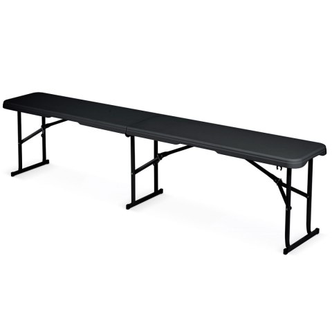 Ławka ogrodowa cateringowa składana 180 cm Plonos czarna Ławka ogrodowa cateringowa składana 180 cm Plonos czarna