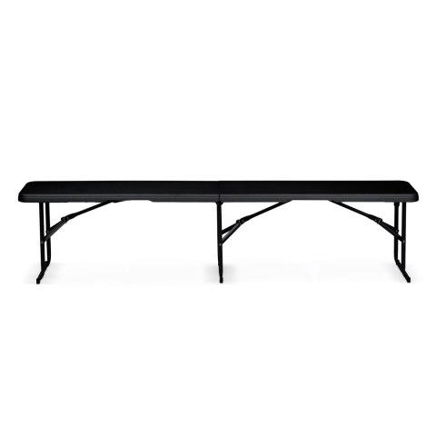 Ławka ogrodowa cateringowa składana 180 cm Plonos czarna Ławka ogrodowa cateringowa składana 180 cm Plonos czarna