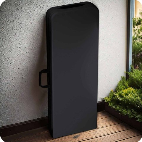 Ławka ogrodowa cateringowa składana 180 cm Plonos czarna Ławka ogrodowa cateringowa składana 180 cm Plonos czarna