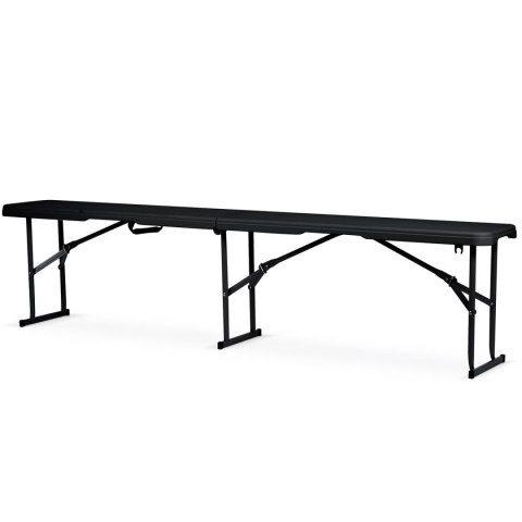 Ławka ogrodowa cateringowa składana 180 cm Plonos czarna Ławka ogrodowa cateringowa składana 180 cm Plonos czarna