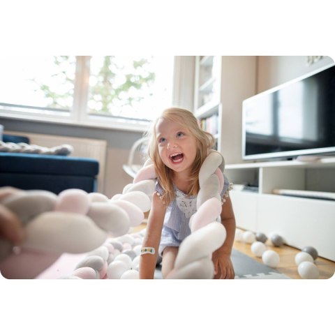 Otulacz do łóżeczka Ricokids 3m - niebiesko-szary Otulacz do łóżeczka Ricokids 3m - niebiesko-szary