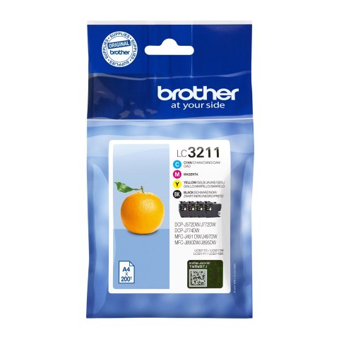 Brother LC3211VAL Kartridż Value Pack BK/C/M/Y