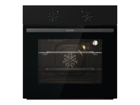 Gorenje Oven | BO6615E01B | 60 L | Electric | EnamelClean | Push pull buttons | Height 59.5 cm | Width 59.5 cm | Stainless steel