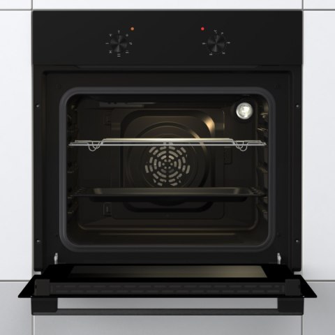 Gorenje Oven | BO6615E01B | 60 L | Electric | EnamelClean | Push pull buttons | Height 59.5 cm | Width 59.5 cm | Stainless steel