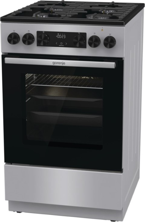 Kuchenka Gorenje | GK5C42SF | Typ płyty gazowa | Typ piekarnika elektryczna | Szara | Szerokość 50 cm | Głębokość 59,4 cm | 70 L