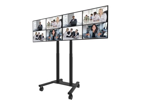 Neomounts MOVE ADM-875BL2 Screen adapter from 1 to 2 screens - 42-65" - max 40 kg/screen - VESA 100x100-800x400 - lockable (excl