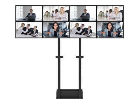 Neomounts MOVE ADM-875BL2 Screen adapter from 1 to 2 screens - 42-65" - max 40 kg/screen - VESA 100x100-800x400 - lockable (excl