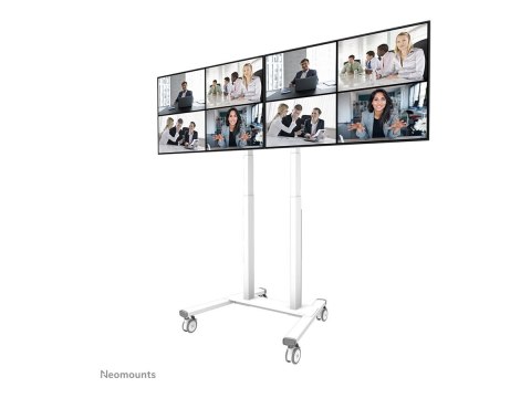 Neomounts MOVE ADM-875WH2 Screen adapter from 1 to 2 screens - 42-65" - max 40 kg/screen - VESA 100x100-800x400 - lockable (excl