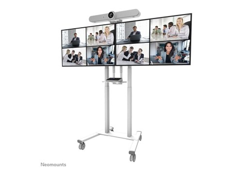 Neomounts MOVE ADM-875WH2 Screen adapter from 1 to 2 screens - 42-65" - max 40 kg/screen - VESA 100x100-800x400 - lockable (excl