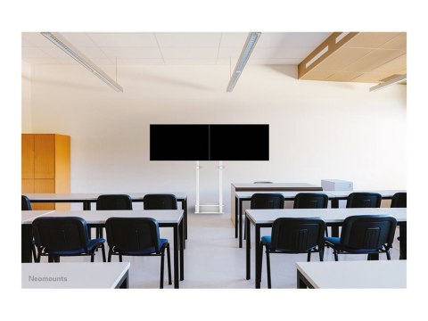 Neomounts MOVE ADM-875WH2 Screen adapter from 1 to 2 screens - 42-65" - max 40 kg/screen - VESA 100x100-800x400 - lockable (excl